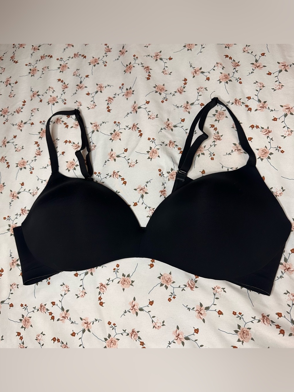 Maidenform Black T Shirt Bra Size Large
